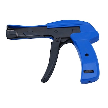 Kable Kontrol Kable Kontrol Zip Tie Tool Tension Gun and Cutter - For Nylon Zip Ties 18 to 50 Lbs Tensile Strength - Metal Body - Blue CTG02-BLUE